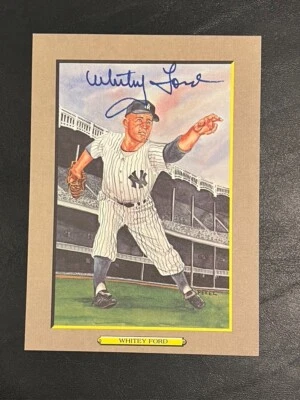 Whitey Ford Hand Signed Baseball Perez-Steele Great Moments LE /5000 - Image 1 of 3