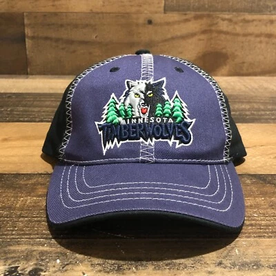 De Colección Minnesota Timberwolves Sombrero Gorra con Correa JUVENTUD Azul Kevin Garnett NBA Niños Foto 1 de 4