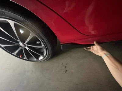 0034 ALFA ROMEO GIULIETTA 2010-2020 FLAPS SOTTO MINIGONNE ABS NERO LUCIDO - Immagine 1 di 2