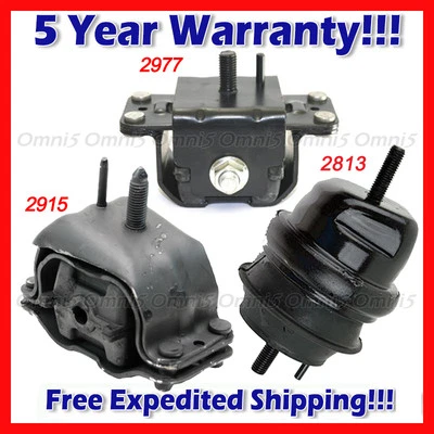 Комплект креплений L946 подходит для двигателя и трансмиссии 3 шт для 1997-1998 Ford Windstar 3,8 л с АВТО - Изображение 1 из 4