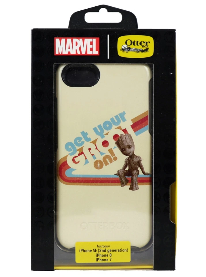 OtterBox Guardians Of The Galaxy Groot iPhone SE 2nd Gen 7 / 8 Symmetry Case New - Image 1 of 2