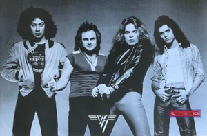 Van Halen Rock Band Vintage Poster 24 x 36 - Picture 1 of 1