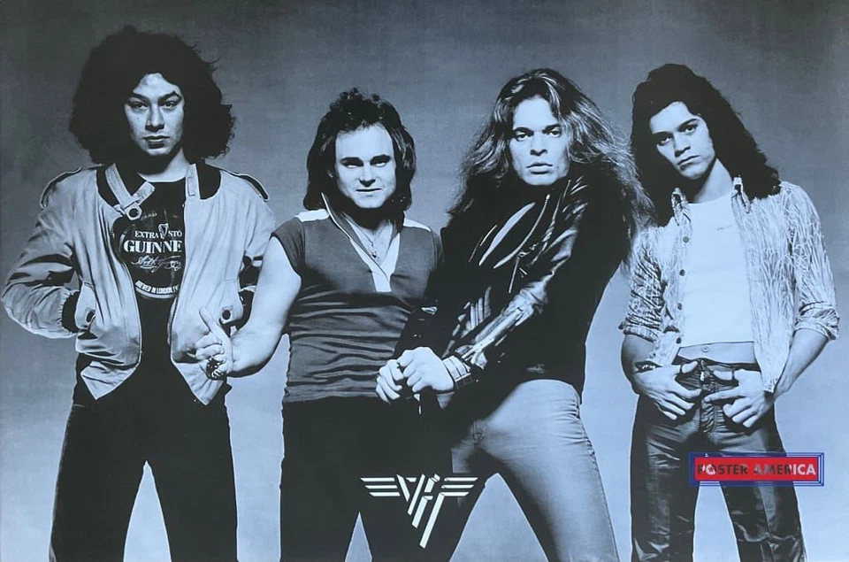 Van Halen Rock Band Vintage Poster 24 x 36 - Image 1 of 1