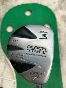 Master Grip Black Steel Strong 3 13* / RH /  Black Gold R300 Graphite 43"  - Picture 1 of 9