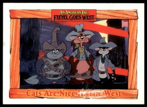 1991 Impel An American Tail: Fievel Goes West #63 Cata Are Nice In The West Card - Picture 1 of 2