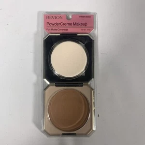 Revlon PowderCreme Makeup Fresh Beige.34 oz Fulle Matte Coverage NOS Sealed - Picture 1 of 6