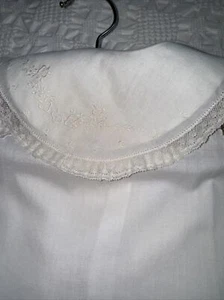 Vintage Baby Baptism Gowns Christening & Dress W Bib 3 Pieces - Picture 1 of 7