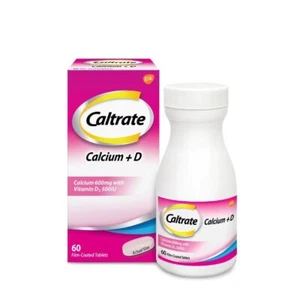 Caltrate 600+D Calcium with Vitamin D 60s - Dietary Supplement For Bone Health - Picture 1 of 4