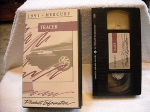 1991 MERCURY TRACER PRODUCT INFORMATION VHS VIDEO TAPE - Picture 1 of 2