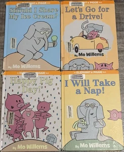 Lot Of 4: 1st Library Hardcover Editions Elephant & Piggie Books Set; ACCEPTABLE - Picture 1 of 3