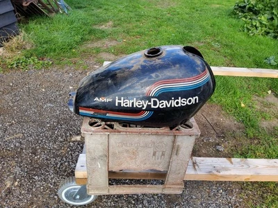 Harley Davidson AMF Sx250 Sx175 años 70 tanque de gasolina Foto 1 de 4