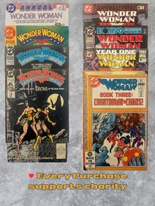 Wonder Woman Comic Lot 8 Ausgaben Annuals 1-5 #293 #47 #48 George Perez DC - Bild 1 von 9