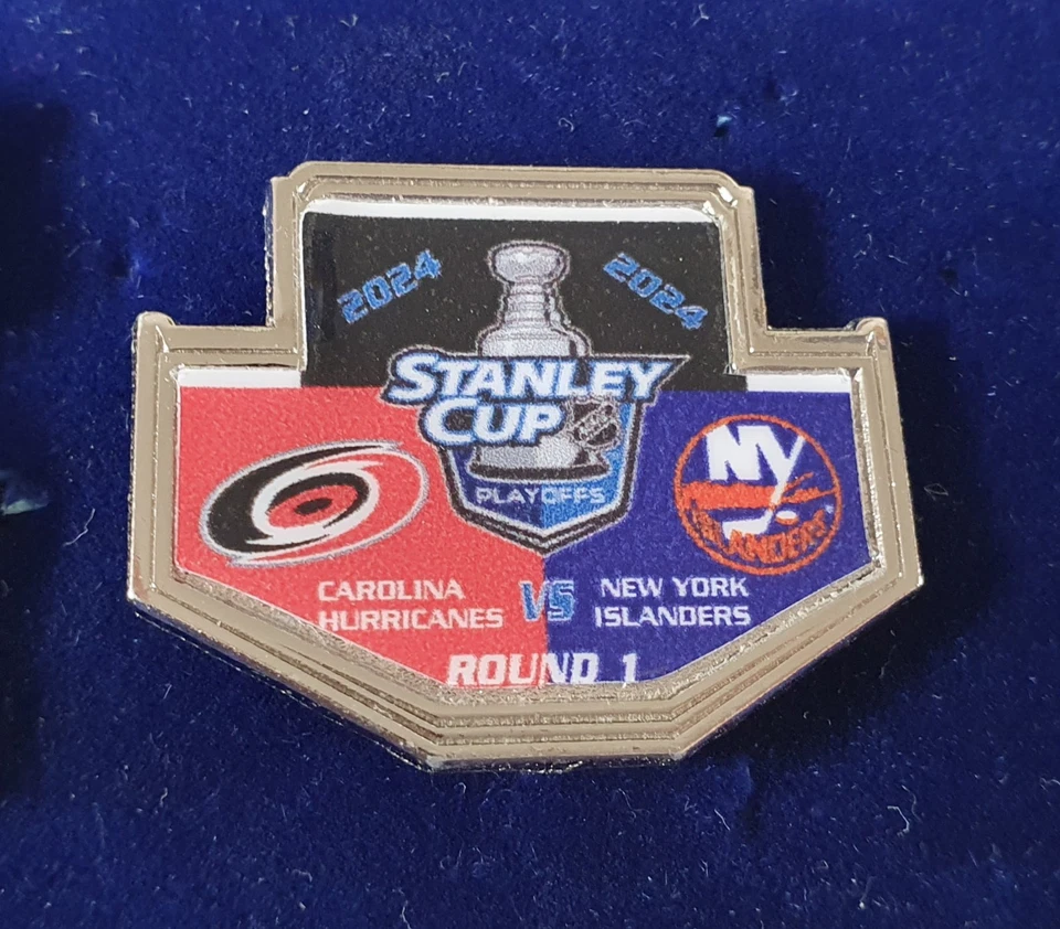 NHL Pin   New York Islanders  Stanley Cup Playoffs 2024 vs. Carolina Hurricanes - Image 1 of 1