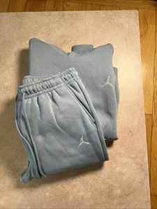 Air Jordan Men’s Small Hoodie And Jogger Set Light Blue $142 - Picture 1 of 10
