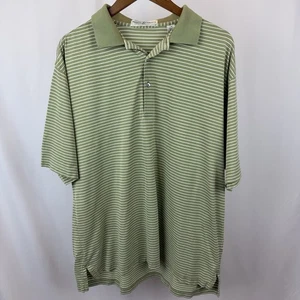 Fairway & Greene Men's Large Golf Polo Striped Green - Picture 1 of 7
