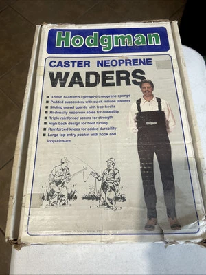 Hodgman Lanzador de Neopreno Bootfoot Pesca Vadeador Talla L Niños Estilo 23493 Foto 1 de 4