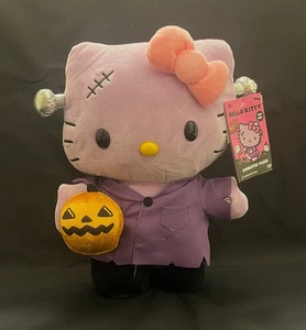 New Hello Kitty Purple Halloween Frankenstein Plush Side Stepper Musical Toy - Picture 1 of 5