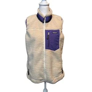 Patagonia Damen Retro-X Classic Weste Natur mit Lila Größe L - Bild 1 von 6