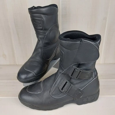 Botas de motocicleta de lluvia Sidi Scramble para hombre EU 42 US 8,5 negras gancho y bucle Foto 1 de 4