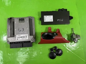 MINI R55 R56 ECU KIT CAS 3 MODULE KEY COOPER ONE D 1.6 DIESEL W16 AUTO 2006-2010 - Picture 1 of 19