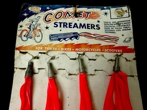 VINTAGE BICYCLE HANDLEBAR Comet Streamers Store Display Made In USA - Picture 1 of 8