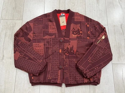 Mujer M Nike x Naomi Osaka Jacquard Chaqueta De Gran Tamaño Borgoña Crush FV7795-652 Foto 1 de 3