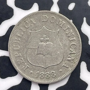 1888 Dominican Republic 2 1/2 Centavos Lot#C2787 - Picture 1 of 2