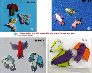 BIRDS - CERAMIC MOSAIC TILES for your project ( Pick you Group ) #7 - Picture 1 of 5