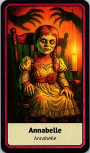 2025 Zendecks Horror art ANNABELLE card Free Ship - Picture 1 of 2