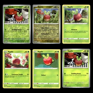 Applin Card 17.0 Scarlet Violet Series Twilight Masquerade Pokemon Cards Set - Picture 1 of 2