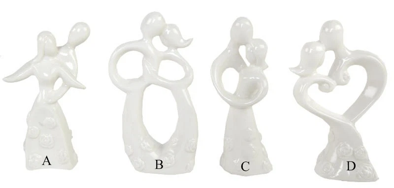 Brautpaar Hochzeitspaar Modern Tortenaufsatz Tortenfigur Deko Hochzeit 10 cm - Bild 1 von 1