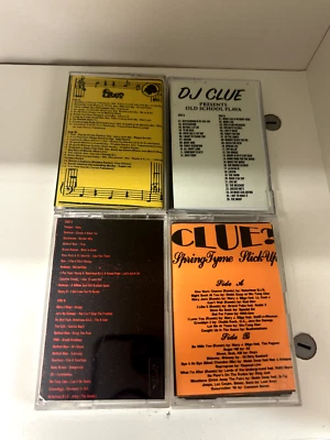 4X DJ CLUE 90S NYC PROMO HIP HOP RAP REGGAE MIXTAPE CASSETTE TAPES - Image 1 of 4