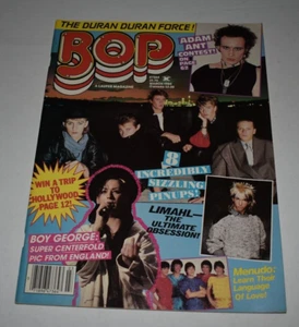 BOP Teen Magazine March 1984 - Duran Duran Boy George Adam Ant Menudo - Picture 1 of 4