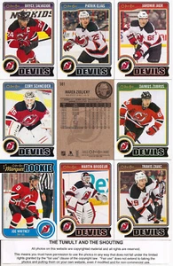 2014-15 OPC O-Pee-Chee New Jersey Devils Complete Team Set w/ Stickers + U (20) - Picture 1 of 2