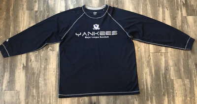 New York Yankees Majestic Fleece Sweatshirt Pullover Therma Base Mens Sz XL - Image 1 of 4