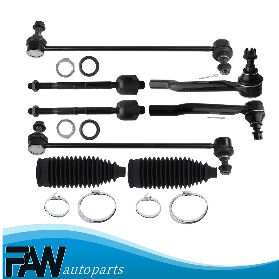 8x Barra estabilizadora de barra estabilizadora de dirección eslabones de extremo de varilla de amarre para Honda Ridgeline Foto 1 de 4