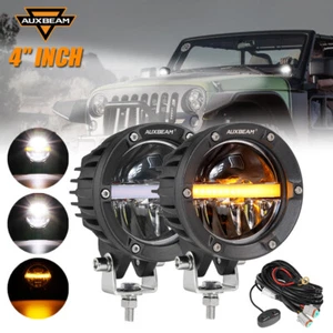 AUXBEAM 2 piezas 4 pulgadas LED luz de trabajo punto vainas antiniebla DRL para Nissan Frontier 22-24 - Imagen 1 de 12