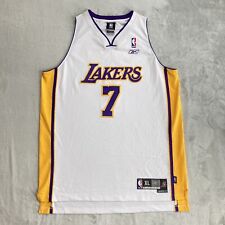 Reebok NBA Authentics LA Lakers Lamar Odom #7 Basketball Jersey XL Length +2