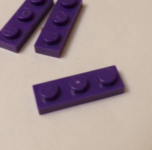 Lego x9 Purple 1x3 Plates, 3623 (028-22) - Image 1 of 1
