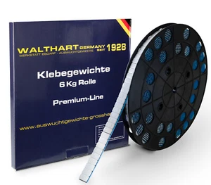 6KG ROLLE Auswuchtgewichte Klebegewichte Stahlgewichte 1200x5g 12x5 Kleberiegel - Bild 1 von 4