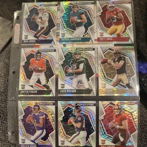 2021 Rookies And Stars Pulsar Prisms Rookie Quarterbacks Lot (9) - Bild 1 von 11