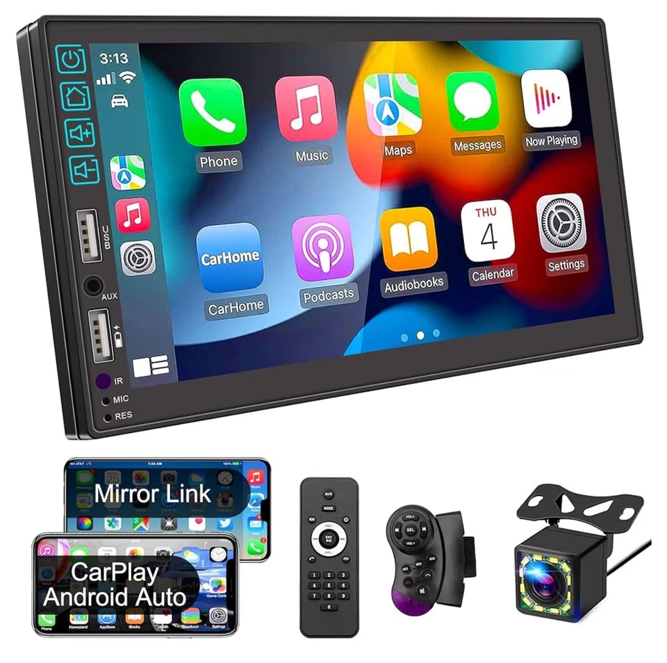 Autoradio 2 Din Con Telecamera E Telecomando - Immagine 1 di 1