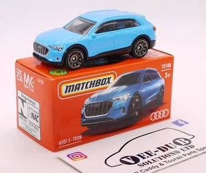 Matchbox Audi E-Tron blau Power Grab verpackt NEU versiegelt HFT97 77/100 2022 ETron EV - Bild 1 von 2