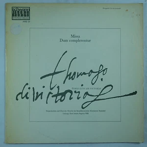 Tomas Luis de Victoria: Missa Dum Complerentur/Schwann Germany Stereo AMS 23 VG+ - Picture 1 of 4