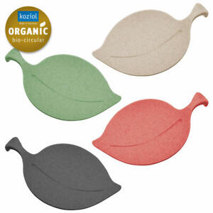Koziol Leaf-On 4-pcs. bowl set, cup covers, plastic, colorful, 3556116