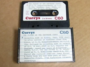 Australian Columbian Recordings THE FLIGHT OF THE SOUTHERN CROSS Cassette - Picture 1 of 6