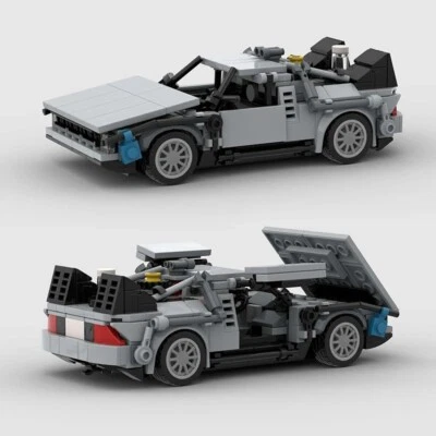 MOC LEGO Car- Back To The Future Time Machine - Image 1 of 4