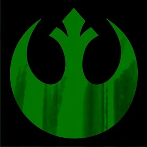 Rebel Alliance Sticker - Star Wars Decal - Choose Chrome Color And Size - Picture 1 of 13