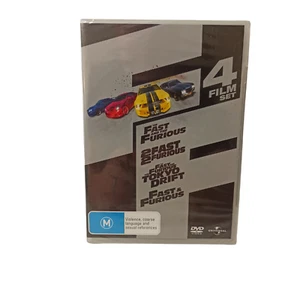 Fast & Furious 1-4 DVD Movie Action Drama Adventure Automobile Chase Crime - Picture 1 of 11