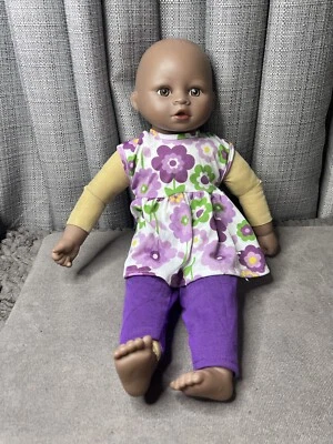 King State Baby Doll African American Cloth Body 18 Inch Outfit Toy - Image 1 of 4